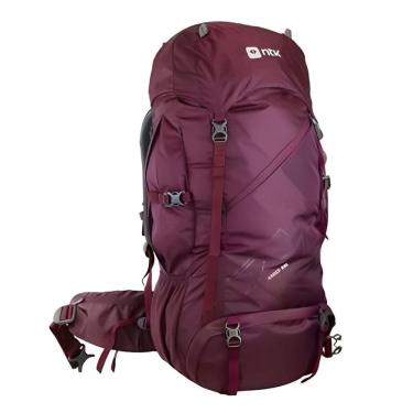 Imagem de Mochila Cargueira De Escalada Andes Vinho Trekking Nautika