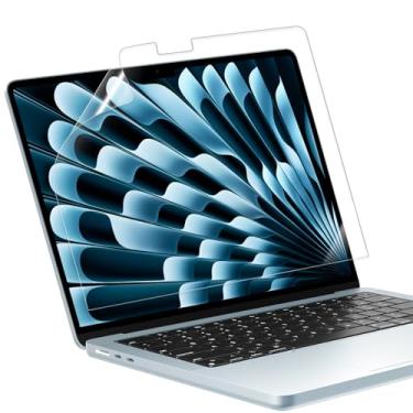 Imagem de Pacote com 2 protetores de tela fosca para MacBook Air 2025 de 15,3 polegadas, chip M4, A3241, antiarranhões, fosco, filtro de dureza 5H, acessórios para laptop (Air 38.9 cm)