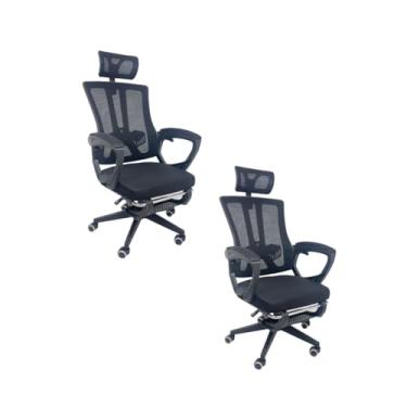 Imagem de Oficial Webshop - Kit 2 Cadeiras de Escritório Presidente Executiva Oficial Paris Preto