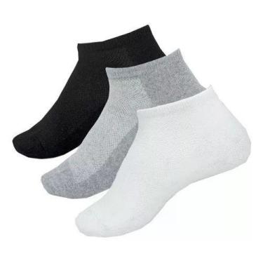 Imagem de Meia Hoahi Kit 3 Pares Cano Curto 39-43 004HOMC19087, 39-43, Multicolo