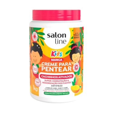 Imagem de Salon Line, Creme para Pentear, Kids, Manga, Vegano - Para Cabelos Ondulados, Cacheados e Crespos, 1kg
