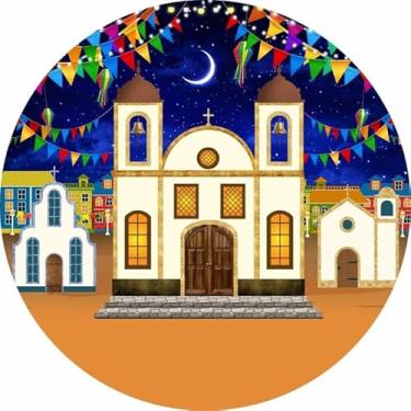 Imagem de Painel Redondo Veste Facil 1,50m Festa Junina (FJN097)