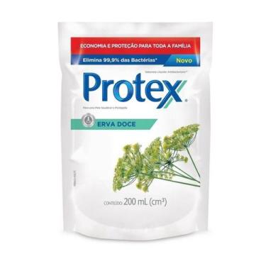 Imagem de Refil Sabonete Líquido Erva Doce Protex, Branco, Erva-doce, 1, 200ml
