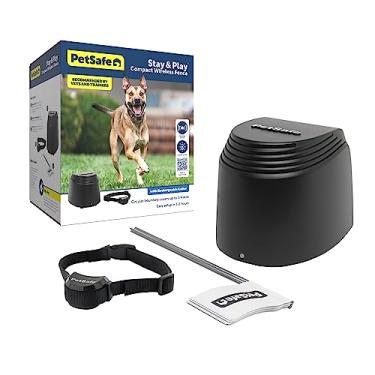 Imagem de PetSafe Stay & Play Cerca compacta sem fio - portátil e sem escavação - cobre até 3/4 acre - para cães 2,3 kg +
