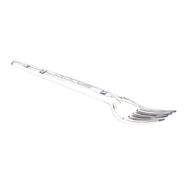 Imagem de Garfo Descartável Transparente Sobremesa 1000 Unidades - Prafesta