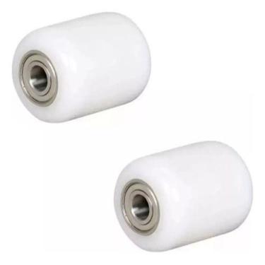 Imagem de 2 Roda Carga Paleteira Paletrans Tm 80x100mm + Rolamentos - Importado
