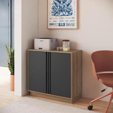 Imagem de Armário para Escritório 80cm x 73cm c/ 2 Portas e Prateleira - Faema E