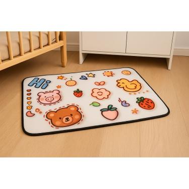 Imagem de Tapete Infantil Emborrachado E Antiderrapante 38x58cm - Docinho