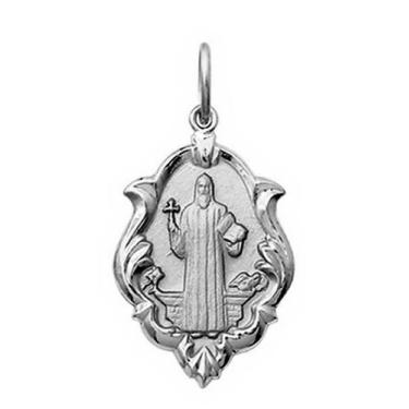 Imagem de Pingente Pequeno 1.3cm Nossa Senhora Aparecida Ouro 18k Branco k070 - 