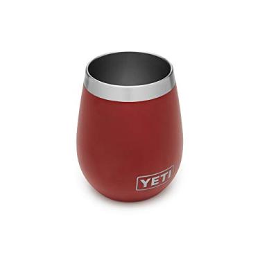 Imagem de YETI Copo de vinho Rambler de 293 ml, isolado a vácuo, aço inoxidável, vermelho tijolo