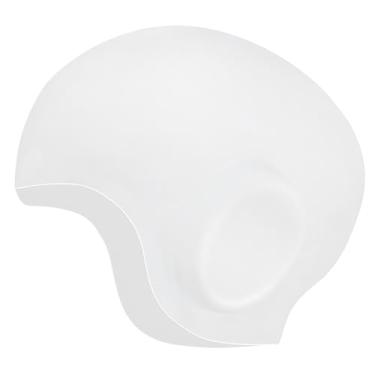 Imagem de Toucas De Natação Em Silicone - Touca De Banho Amigável à Pele Leve | Ergonómica Reutilizável Silicone Para Crianças Jovens Adultos Iniciantes