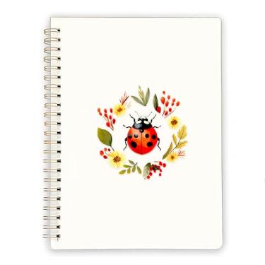 Imagem de BJDAMAI Notebook Journals，A5 5.5”x8.3” 60 Sheets，Gifts For Women Teens Girls, Animal Lovers Themed Stuff Items Accessories Things Merchandise Decor Merch！ (Ladybugs)