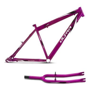 Imagem de Quadro Aro 29 Em Aço Carbono Ultra Bikes Masculino, Lilás, Aro 29