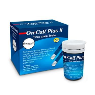 Imagem de Tiras De Glicose On Call Plus II 50 Unidades