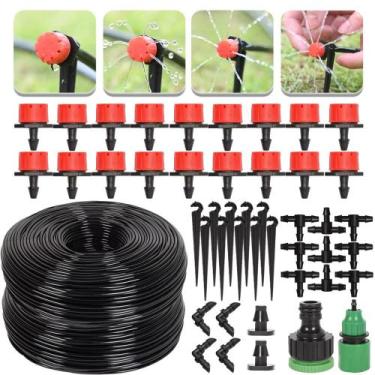 Imagem de Kit de Irrigação Completo Para Vasos Gotejador Para Horta Jardim - ODV