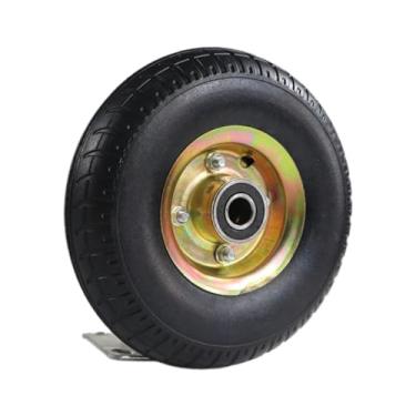 Imagem de IEUDNS Pneu de Carrinho de Mão de 10" 3.50-4, Roda com Furo Livre, Largura de 2,6 Polegadas, Furo de rolamento 16 mm