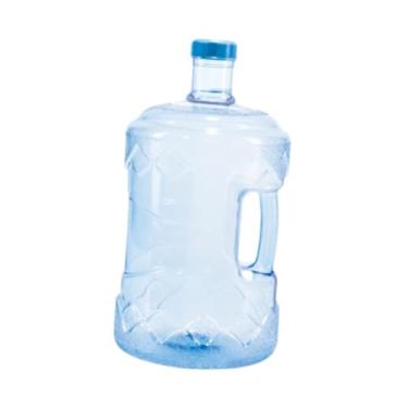 Imagem de simhoa Garrafa dispensadora de água, recipiente de armazenamento, 7,5L, portátil, com alça, tampa de rosca espessada, jarra, barril de água mineral para, a