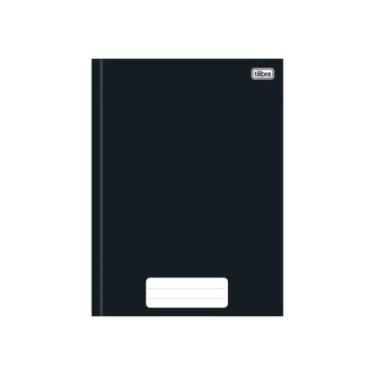 Imagem de Caderno Brochura Pepper Tilibra Preto com 80 Folhas Pautadas A5 Pequen