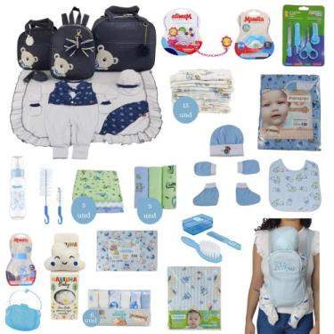 Imagem de Kit Bolsa de Maternidade 3 Peças + Saída maternidade + Enxoval Master 