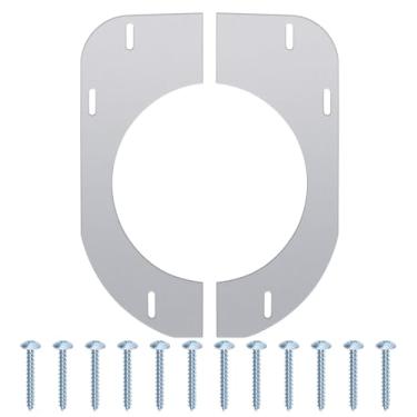 Imagem de 490-11322 Suporte de piso revestido de zinco resistente, kit de reparo de flange de armário de banheiro com ferragens de montagem