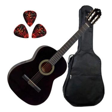 Imagem de Violao Giannini Acustico Nylon Start N14 Preto + Capa +
