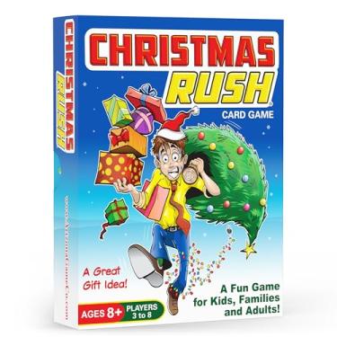 Imagem de Christmas Rush | a Fun Christmas Game for Families Kids and Adults | Ages 8 to 88 | 3 to 8 Players | A Fun Gift or Stocking Stuffer | Includes 62 Cards