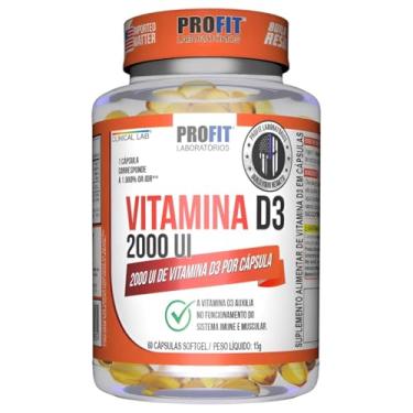 Imagem de Vitamina D3 2000Ui 60caps - Profit Labs
