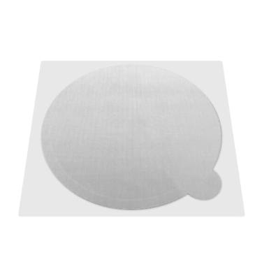 Imagem de Jiawu 100 Pcs Vagens De Café Tampa De Folha De Alumínio, Cápsulas De Café Selos De Folha De Alumínio Tampas Adesivos para Reutilizar Cápsulas Espressos Machine Pods Copos De Aço (58MM)