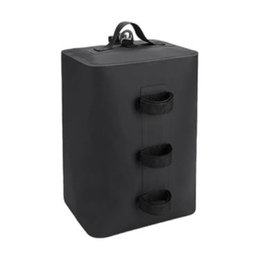 Imagem de Baoblaze Saco de areia com peso, bolsa à prova d'água, abrigo solar externo, pesos práticos para as pernas, saco de areia para toldos, pesca, pátio, Preto