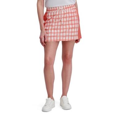 Imagem de Stella Parker Saia feminina de tênis – casual, atlética golfe, Xadrez para janela, PP