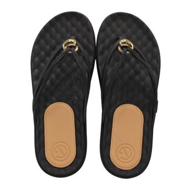 Imagem de Tamanco Rasteira Feminino Grendha 19248 Envolver Preto