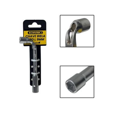Imagem de Chave Biela Tipo L De 9Mm Vazada