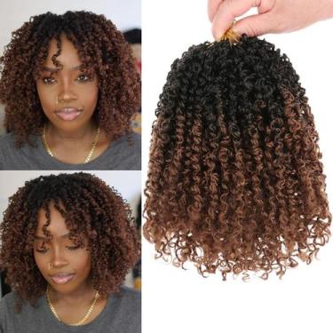 Imagem de Crochet Hair Unionbeauty Yanky Twist 8 polegadas, 8 pacotes, 240 fios 