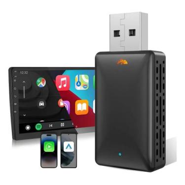 Imagem de Adaptador Usb Sem Fio Para Apple Carplay E Android Auto - First Option