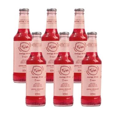 Imagem de Kit 6 Und Energético Natural Vegano Sem Taurina TUM Energy Drink - Garrafa 275ml