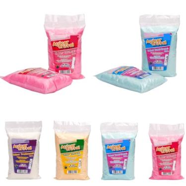 Imagem de kit 4un Açúcar Específico para Algodão Doce, Confeito, Decoração, Bolos, Docinhos, Pipoca, Pirulito
