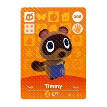 Imagem de Animal Crossing Happy Home Designer Amiibo Card Timmy 008/100