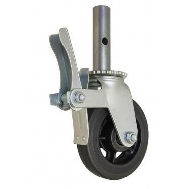 Imagem de Rodizio Roda Giratoria Para Andaime 6x2 Com Freio Trava - Master Roll