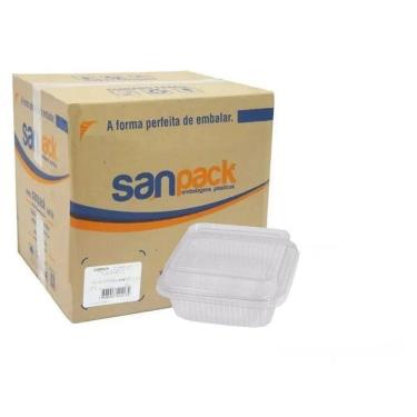 Imagem de Embalagem quadrado para doce pequeno sanpack s-641 c/300