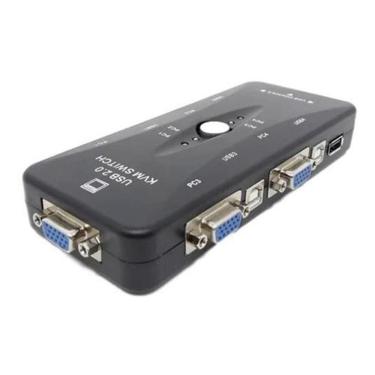 Imagem de Chaveador Switch Kvm Vga 4 Pc Em 1