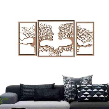 Imagem de Quadro Decorativo Casal Árvore Vazado - Mdf 3Mm 003
