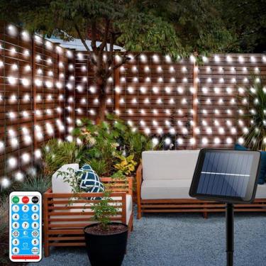 Imagem de Luzes de cortina solar echosari 10m x 1m 500 LED Cool White