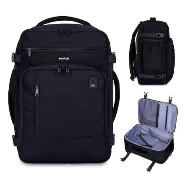 Imagem de Mochila ECOHUB 17" de viagem resistente à água 25L preta