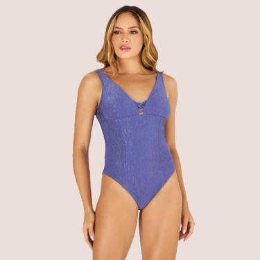 Imagem de Maiô Modelador Zero Barriga Corte Anatômico Confortável - Banho de Mar