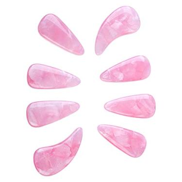 Imagem de ZJchao Guzheng Finger Picks, Guzheng Nail Picks Silicone Protetores de Unhas Delicados Suavemente para Uso Doméstico (Cor Pêssego)