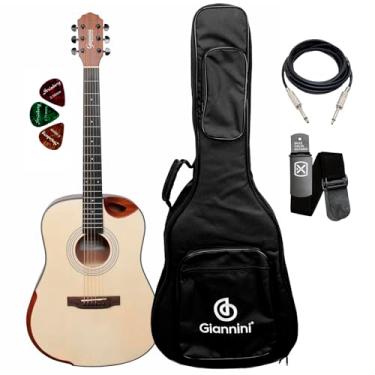 Imagem de Violão Aço Eletroacústico Giannini Acústico Gdh Ceq (NATURAL)