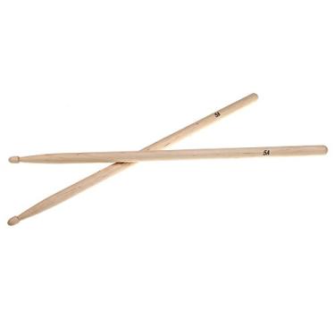 Imagem de Domary Baquetas de Madeira de Bordo, Baquetas Profissionais Leves 5A para Conjunto de Bateria