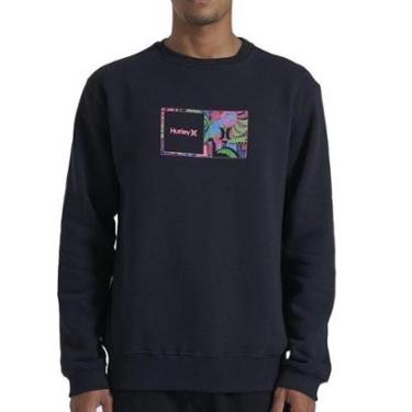 Imagem de Moletom Hurley Careca Double Up Surf Noise WT25-Masculino