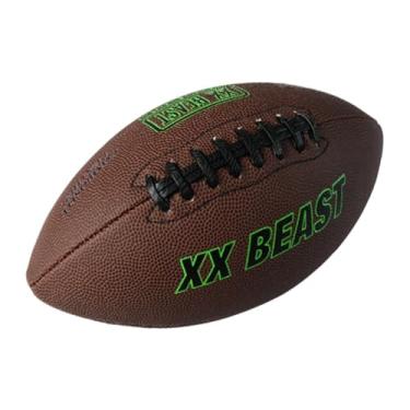 Imagem de simhoa Bola de rúgbi antiderrapante resistente ao desgaste para futebol americano, festa de aniversário, equipe, academia, Tamanho 6