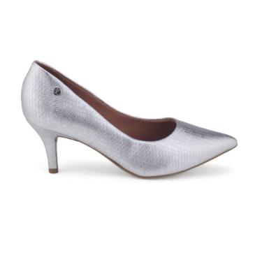 Imagem de Sapato Scarpin Feminino Vizzano Metalizado 1185.1302 Texturizado